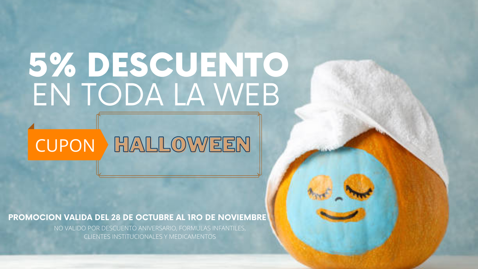 5% DESCUENTO HALLOWEEN