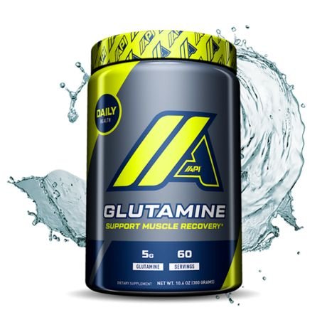 API 100% PURE Glutamine Glutamina 300 Gr
