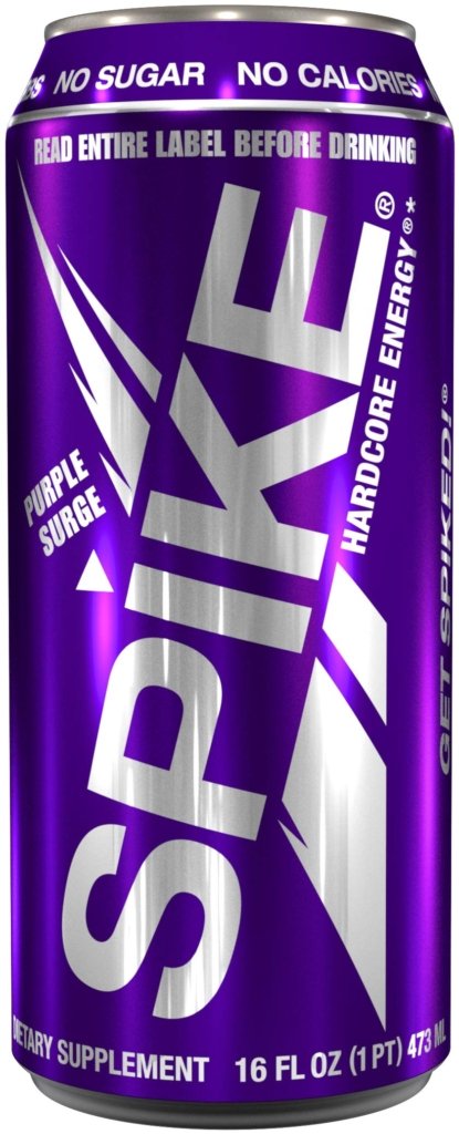 Bebida Energizante SPIKE Grape Purple Surge 16oz
