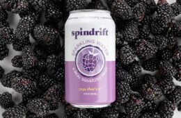SPINDRIFT Agua Gasificada Blackberry 12oz
