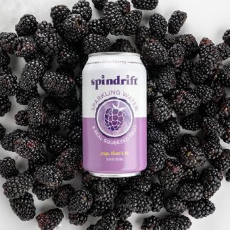 SPINDRIFT Agua Gasificada Blackberry 12oz