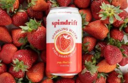 SPINDRIFT Agua Gasificada Strawberry 12oz