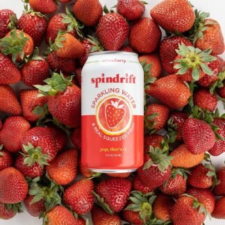 SPINDRIFT Agua Gasificada Strawberry 12oz