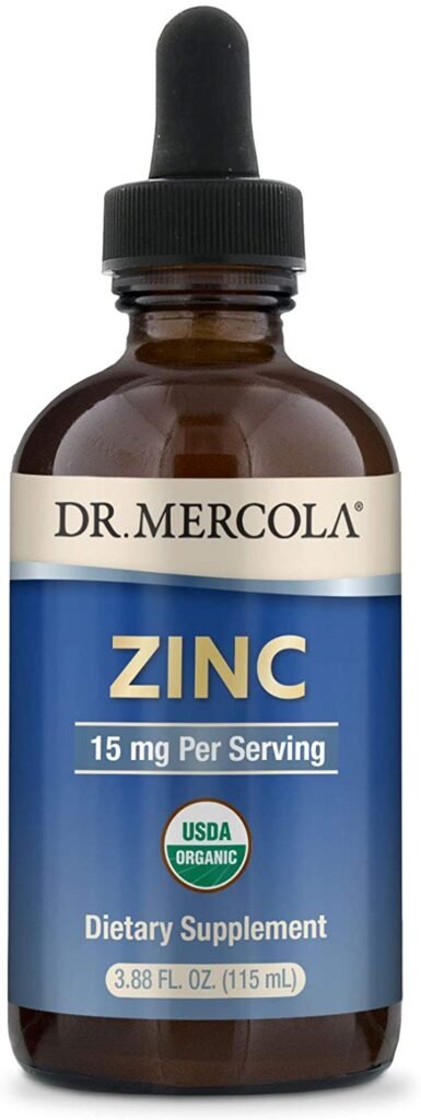 Dr Mercola Zinc 15mg Liquido 28 Servicios