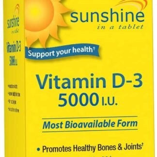 VITAMINA D-3 5000 I.U. SUNSHINE