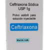 CEFTRIAXONA INY 1 g 10 mL 1 UD (CEFTRIAXONA SODICA)