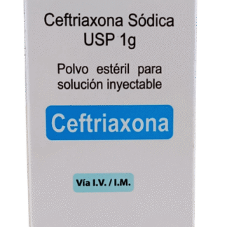 CEFTRIAXONA INY 1 g 10 mL 1 UD (CEFTRIAXONA SODICA)