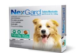 Nexgard 10.1-25kg/10-55lb Tableta Para Perros Antigarrapatas Y Antipulgas
