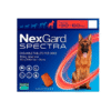 Nexgard Spectra Xl 30.1-60kg/66.3-132lb Antigarrapatas, Antipulgas Y Antiparasitario Interno.