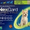 Nexgard Spectra M 7.6-15kg/16.7-33lb Antigarrapatas, Antipulgas Y Antiparasitario Interno.