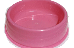 PLATO ALTO PARA PERROS ROSADO