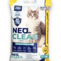 Arena para Gato Neo Clean Limón 8.3 kg – Rendimiento Familiar Ultra Aglomerante