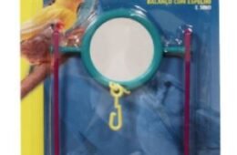 JUGUETE AVE COLUMPIO CON ESPEJO Y CAMPANA