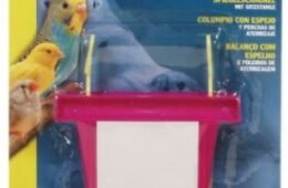 JUGUETE AVE COLUMPIO DOBLE CON ESPEJO