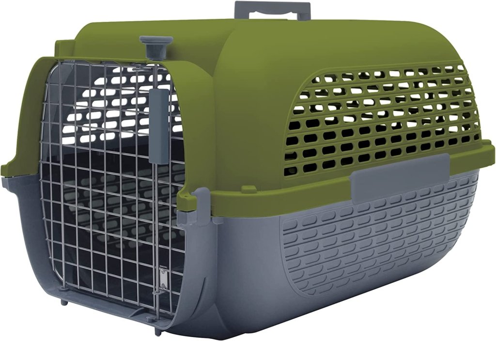 TRANSPORTADOR (VERDE/BLANCO, 26.9″X18.7″X17″)