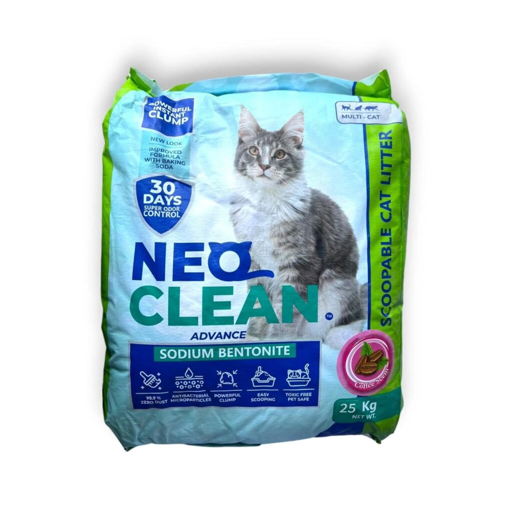 Arena para Gato Neo Clean Café 25 kg – Saco Ahorro Neutralizador Intenso