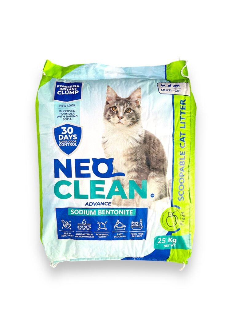 Arena para Gato Neo Clean Manzana 25 kg – Saco Ahorro Ultra Aglomerante