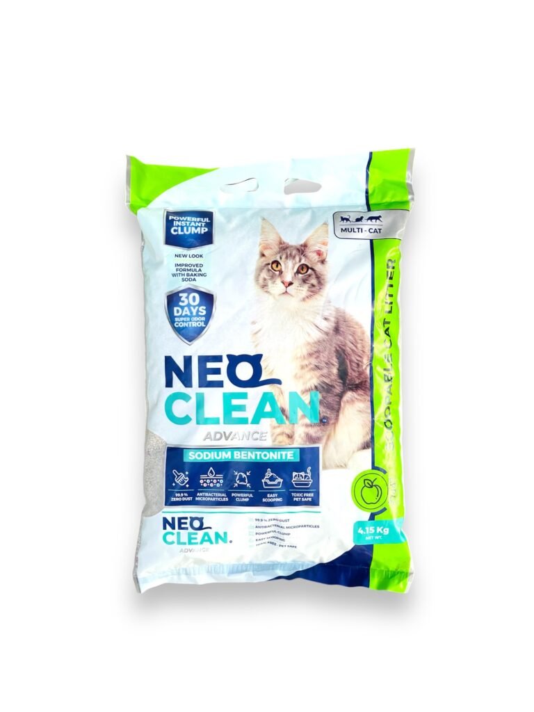 Arena para Gato Neo Clean Manzana 4.15 kg – Bentonita Ultra Aglomerante