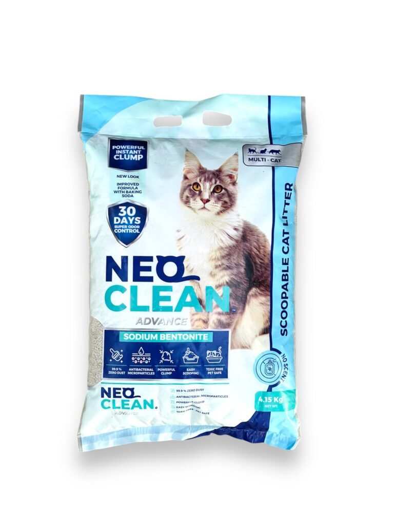Arena para Gato Neo Clean Sin Esencia 4.15 kg – Hipoalergénica Ultra Aglomerante
